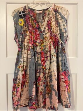 Tianello Floral Boho Tunic